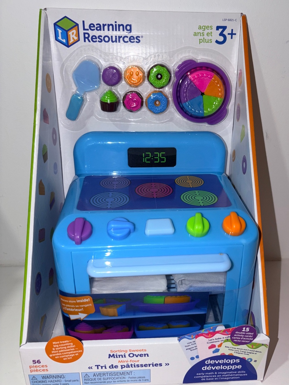 Learning Resources Sorting Sweets Mini Oven Pretend Play Set NWT